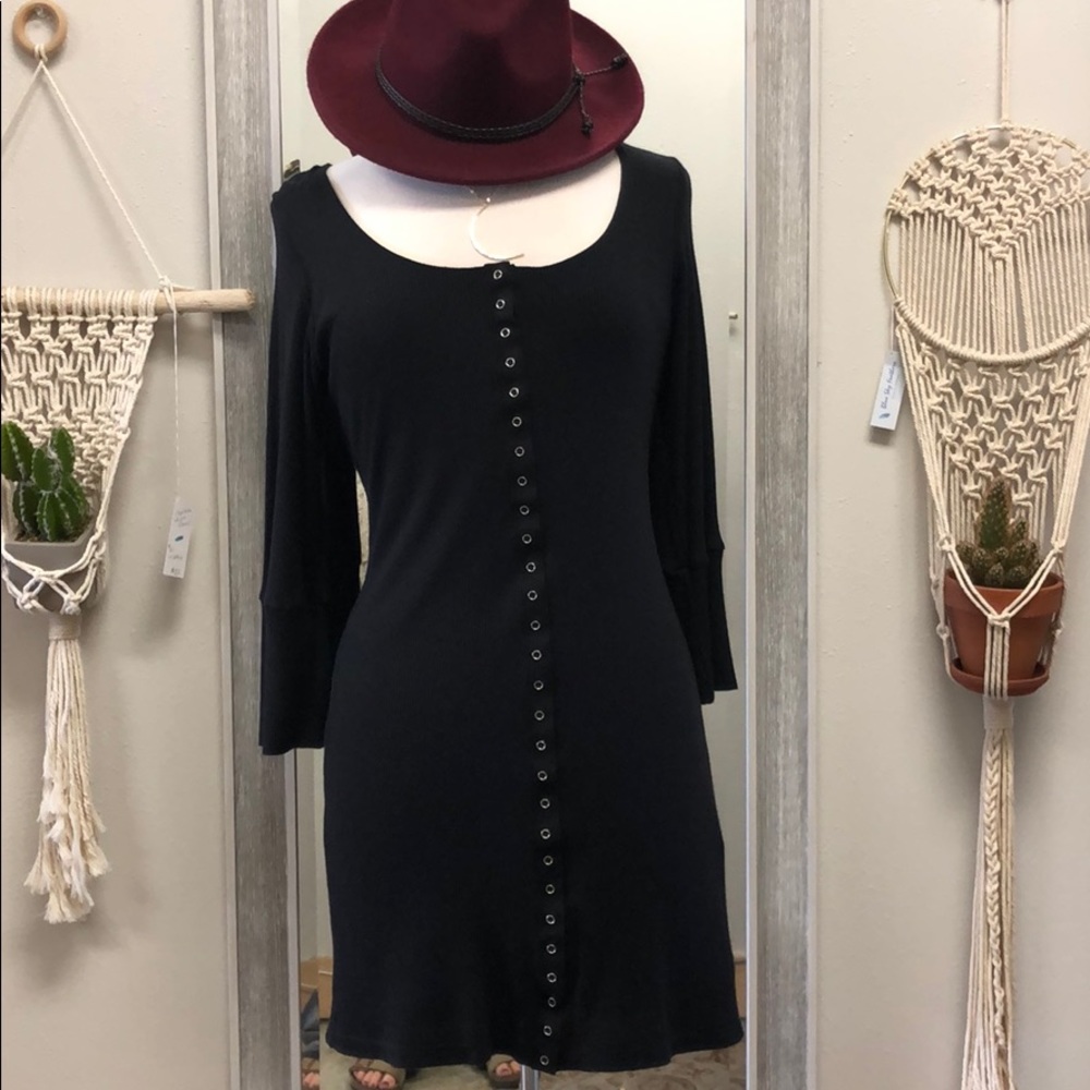 Snap button dress